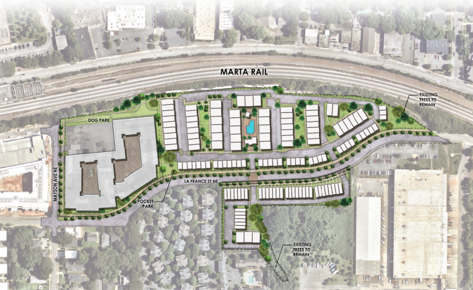 Renderings Near Edgewood MARTA, massive proposal gains steam